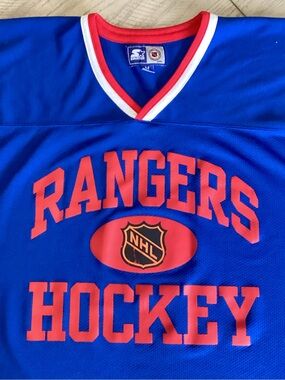 Mens Medium Starter Rangers NHL Jersey